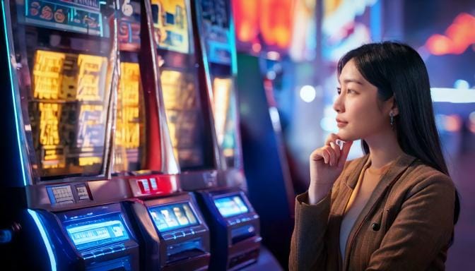 환수율를 생각하고 있는 여성